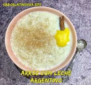arroz con leche argentino